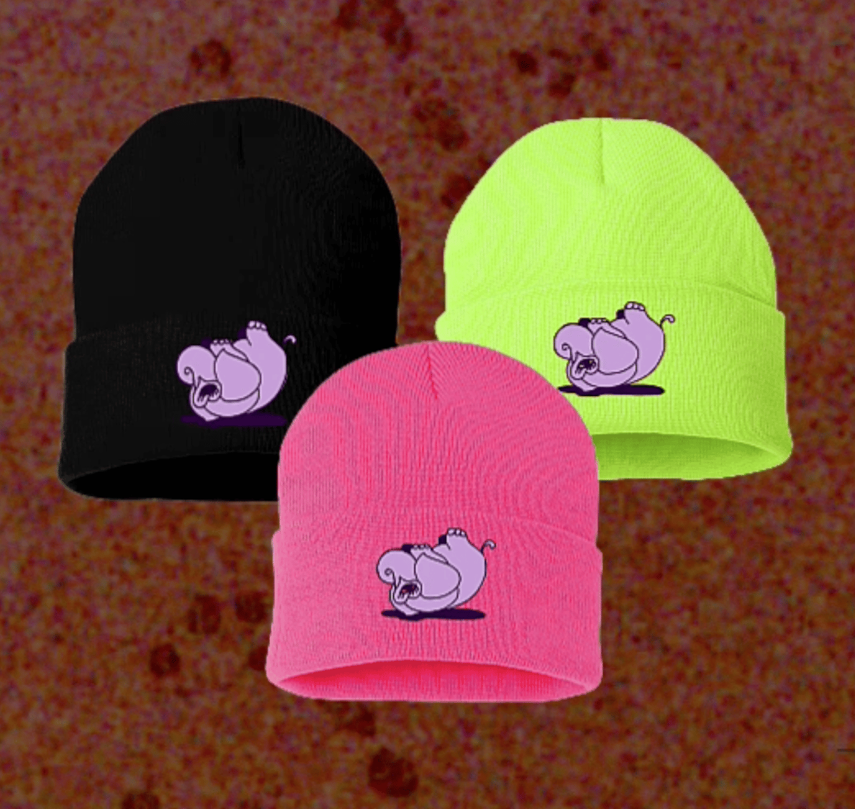 Image of WT22 - Cern Wallaphant Cuffed Beanie