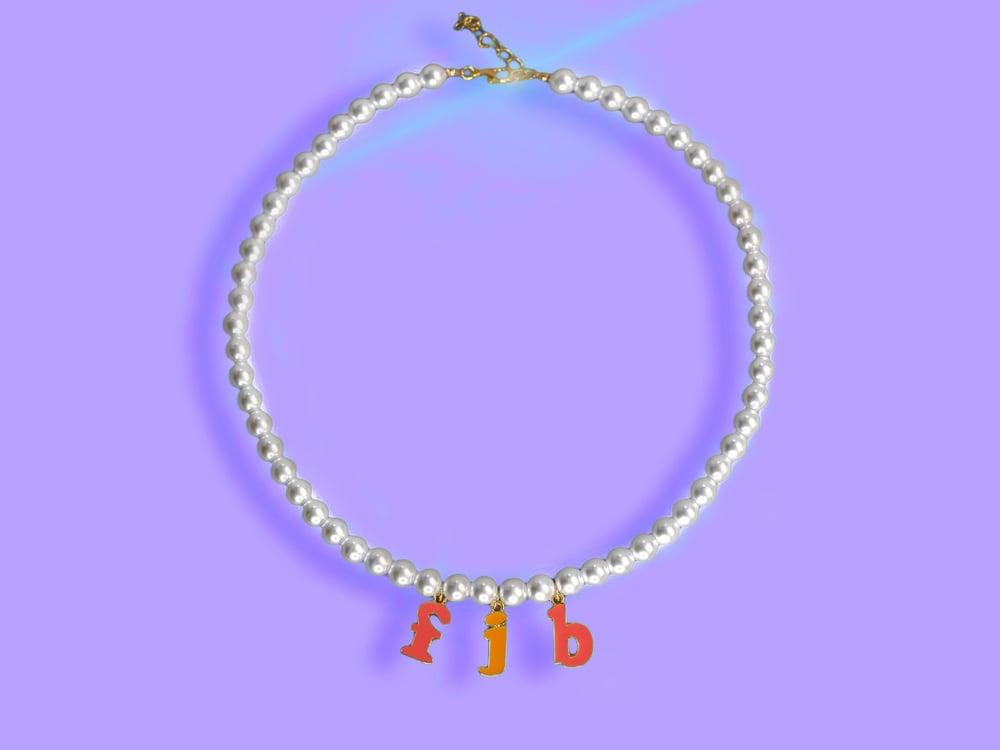 Image of 'You Go, Pearl!' FJB Necklace