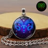 Luminous Zodiac Pendant Necklace