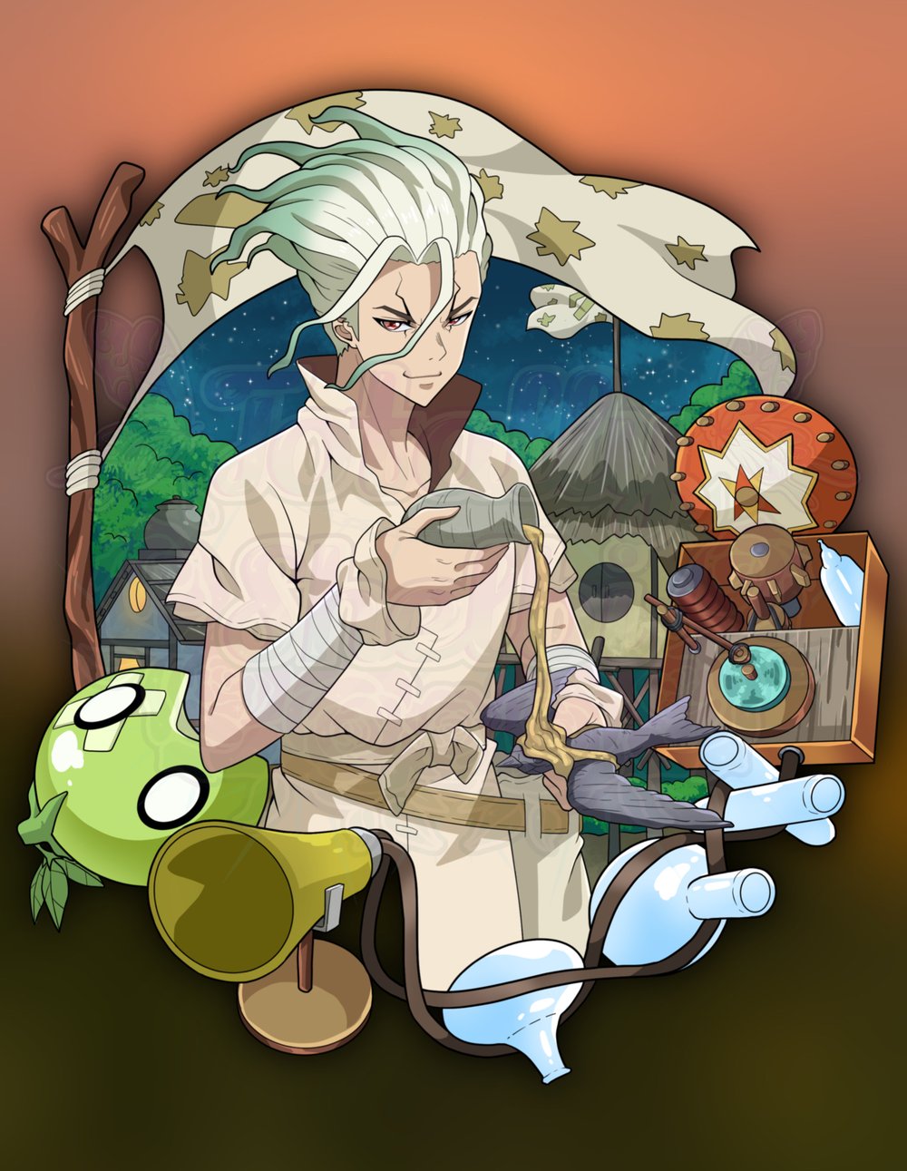 Scientist Art Print