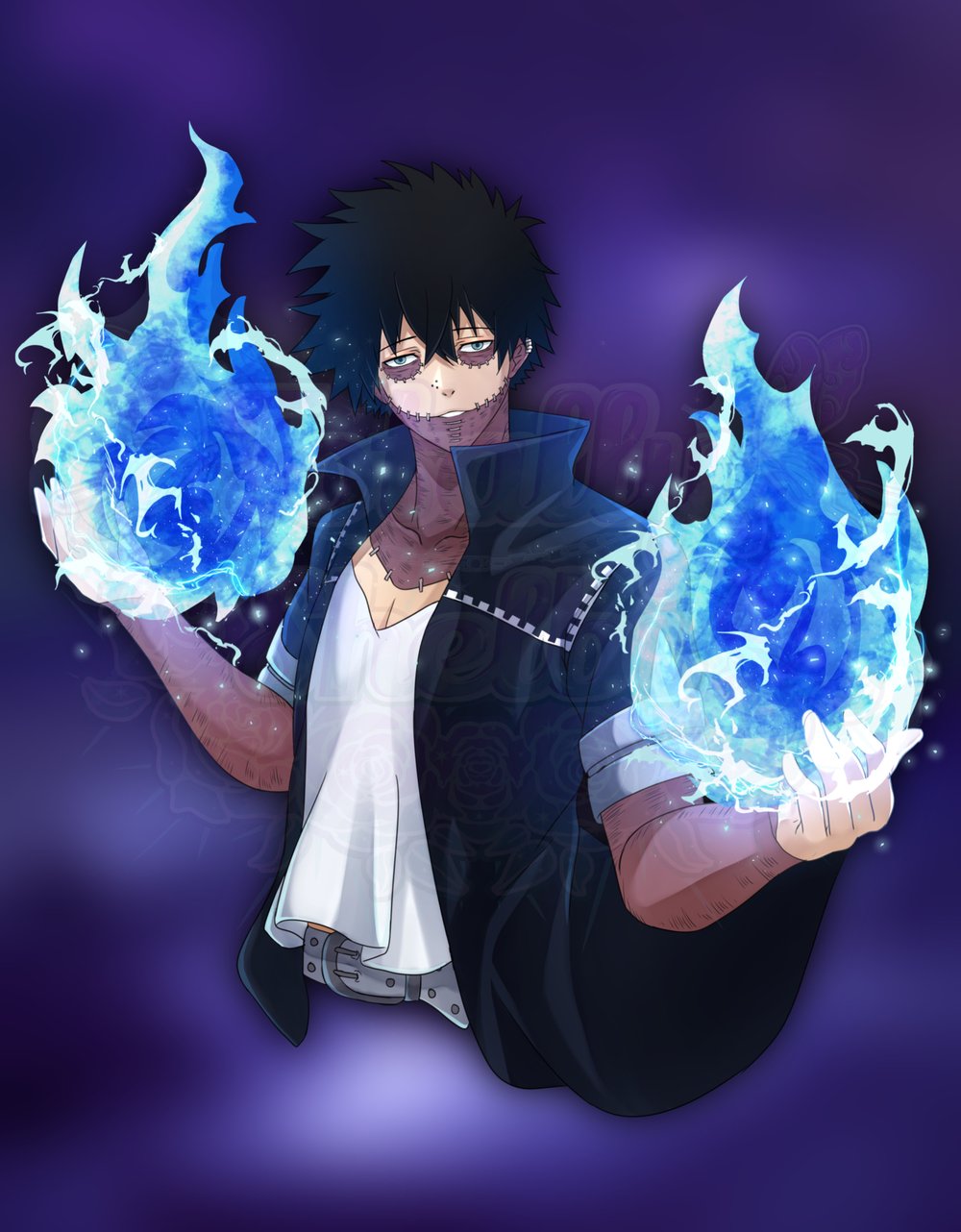Cremation Husbando Art Print