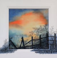 Image 1 of Spider's Web at Dusk 1640 - Limited Edition Print.