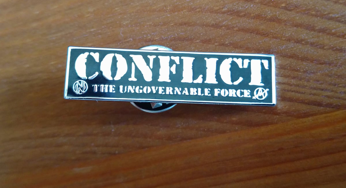 Image of Conflict Enamel Pin Badges