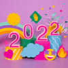 Affiche "Happy 2022"