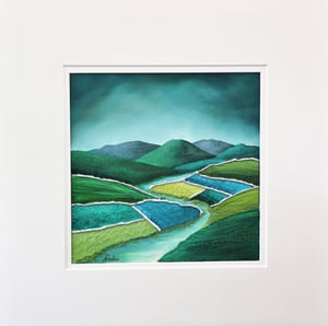 Image of Meandering Stream 7918 - Original Painting