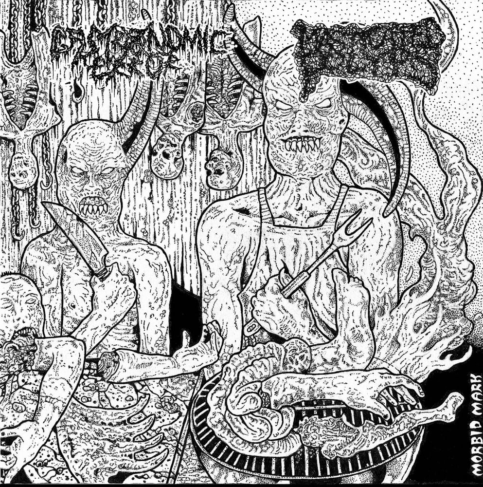 Image of Masticated Polyps / Gastronomic Error - Split 7"