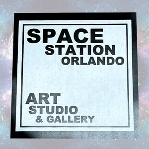 Sticker Pack - Space Station Orlando - 10 total B & W