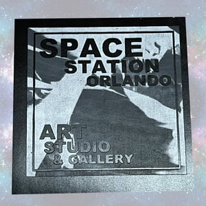 Sticker Pack - Space Station Orlando - 10 total B & W