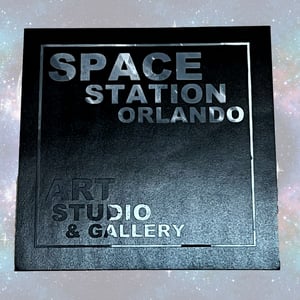 Sticker Pack - Space Station Orlando - 5 total B & W