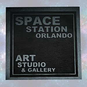 Sticker Pack - Space Station Orlando - 5 total B & W