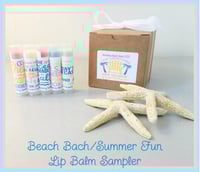 Image 1 of The Ocean Made Me Salty - Beach Bachelorette/Seasonal Gift Lip Balm Sampler Box