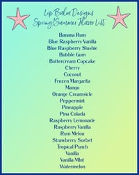 Image 4 of The Ocean Made Me Salty - Beach Bachelorette/Seasonal Gift Lip Balm Sampler Box