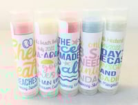 Image 2 of The Ocean Made Me Salty - Beach Bachelorette/Seasonal Gift Lip Balm Sampler Box