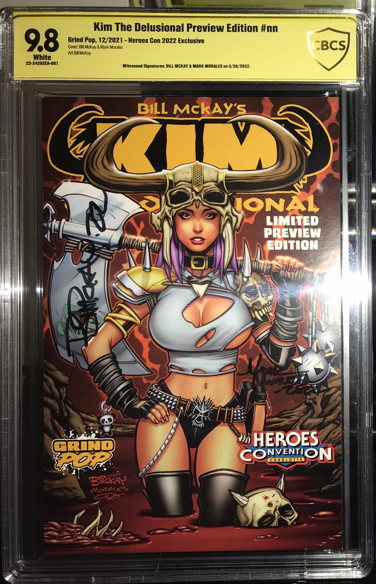 Kim the Delusional Heroes Con 9.8 Exclusive