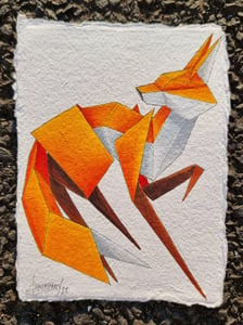 Image of "Bin Dog #13" original watercolour