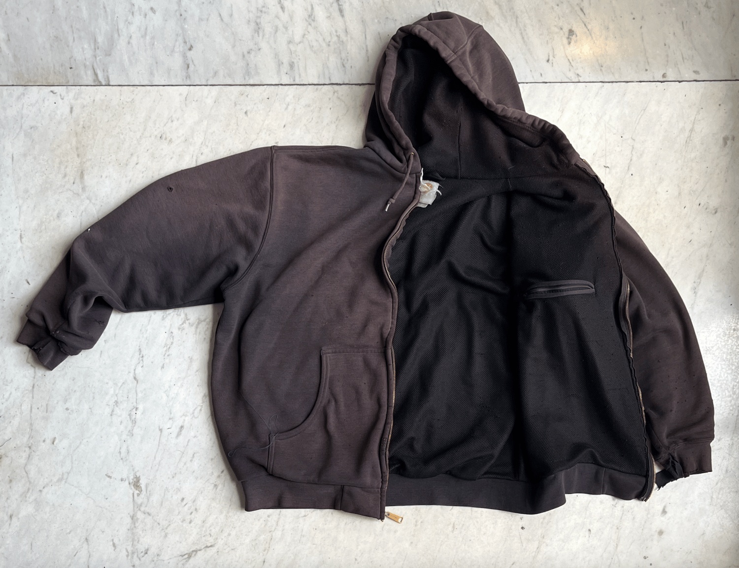 Image of 1990's Thrashed Carhart XL Lined Zip Up