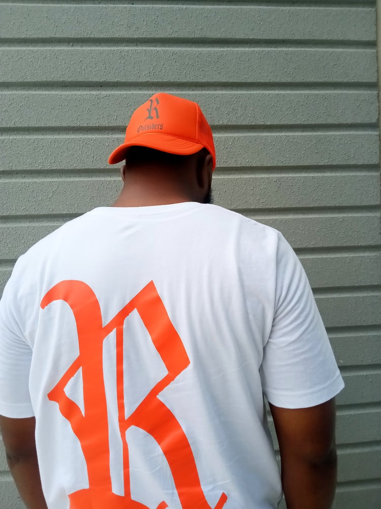 Image of Rebel Outsiders " Orange " Trucker Hats 