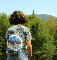 Image 2 of Wolf Pack Drawstring Backpacks