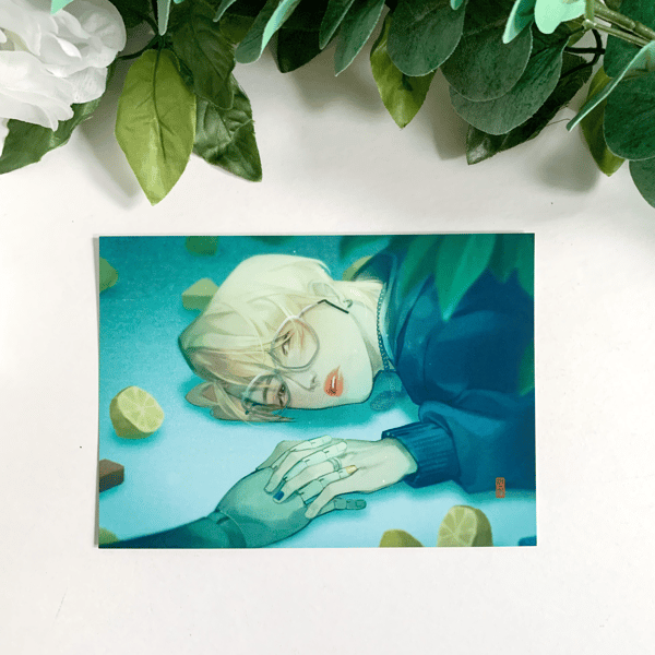 Image of ATEEZ Hongjoong Lemon Tree A7 print