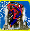 Spider-Man Swinging Enamel Pin