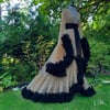 Mocha/Black Vegan Cassandra Dressing Gown 