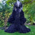 Black Vegan "Cassandra" Dressing Gown  Image 2