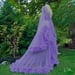 Image of Lavender/Periwinkle Vegan "Cassandra" Dressing Gown