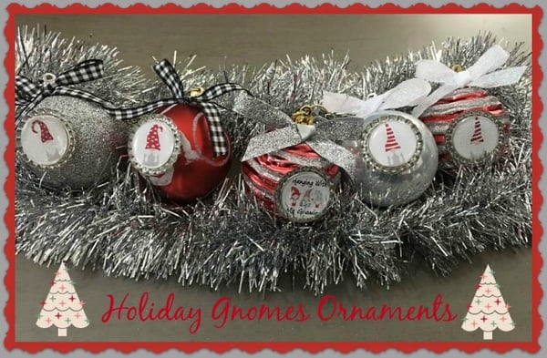 Image of Holiday Gnome Ornaments