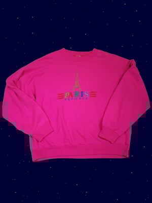 Paris hot pink sweatshirt
