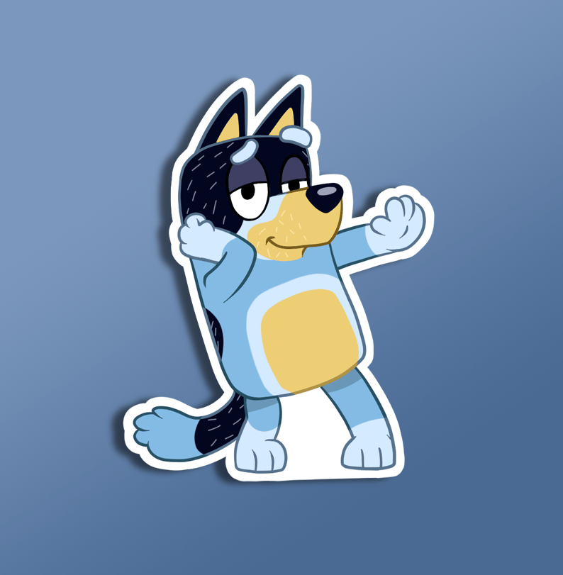 Bandit Bluey Sticker