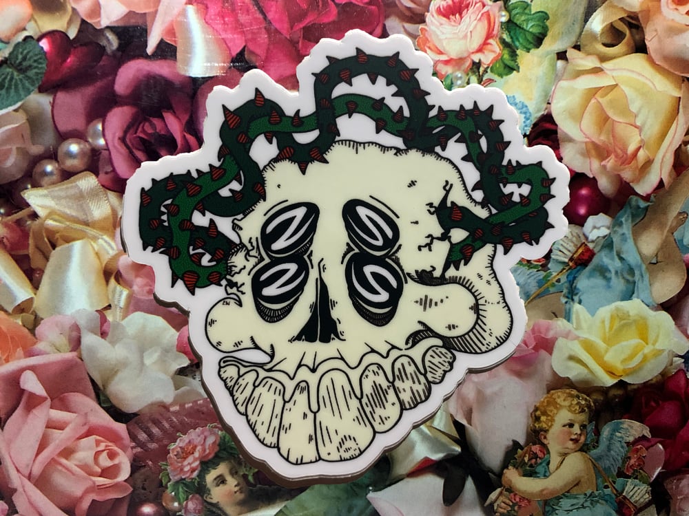 Image of Skull + "Halo"