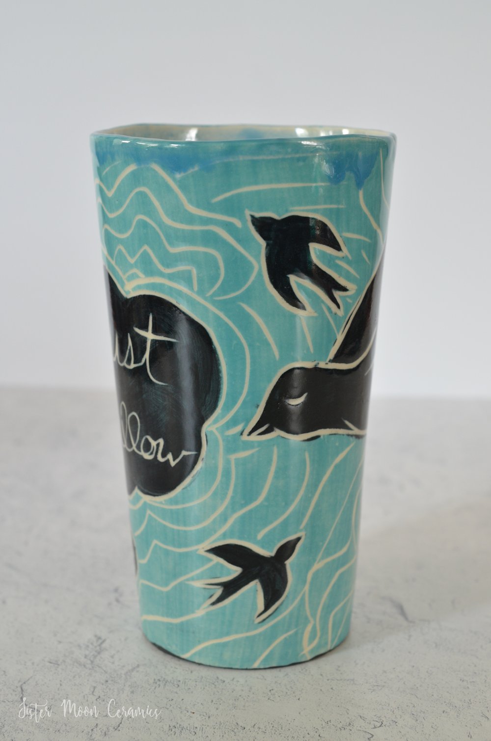 Just a Swallow Pint Glass