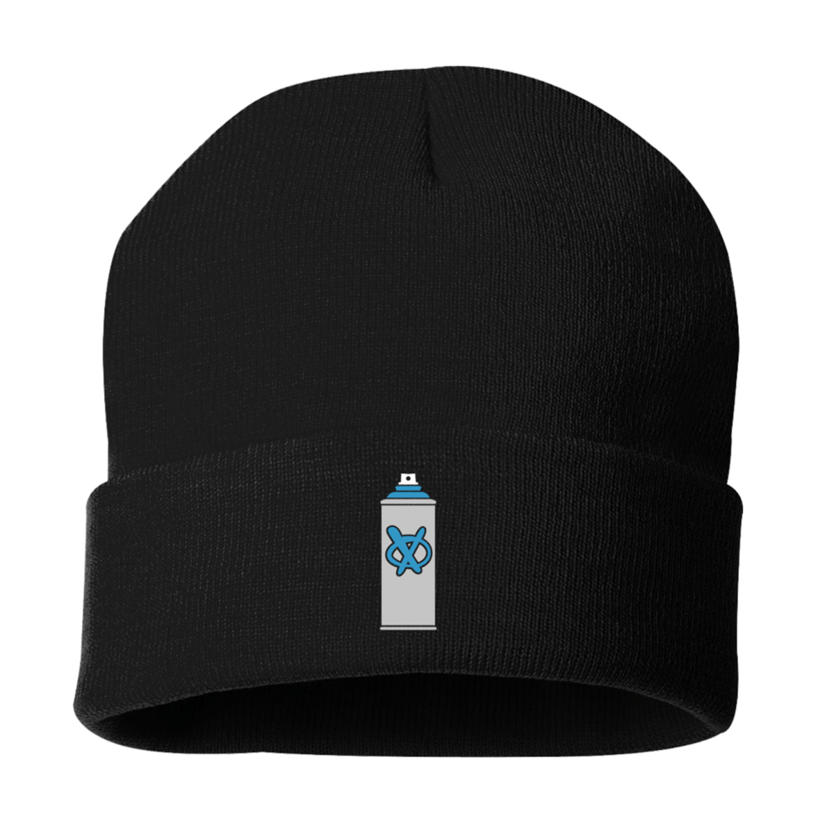 Image of WT22 - Ten Year Spraycan Cuffed Beanie