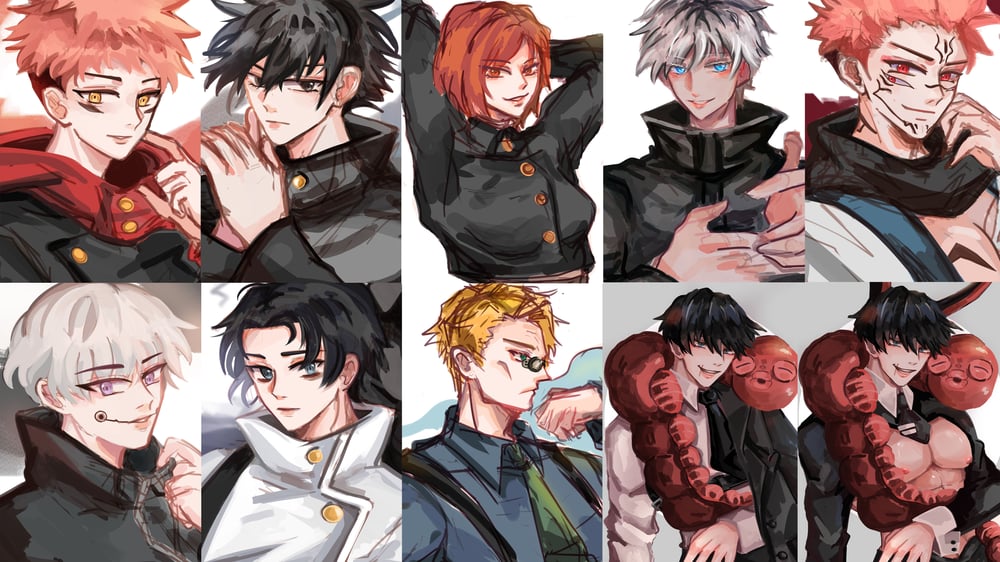 Image of Jujutsu Kaisen Postcards