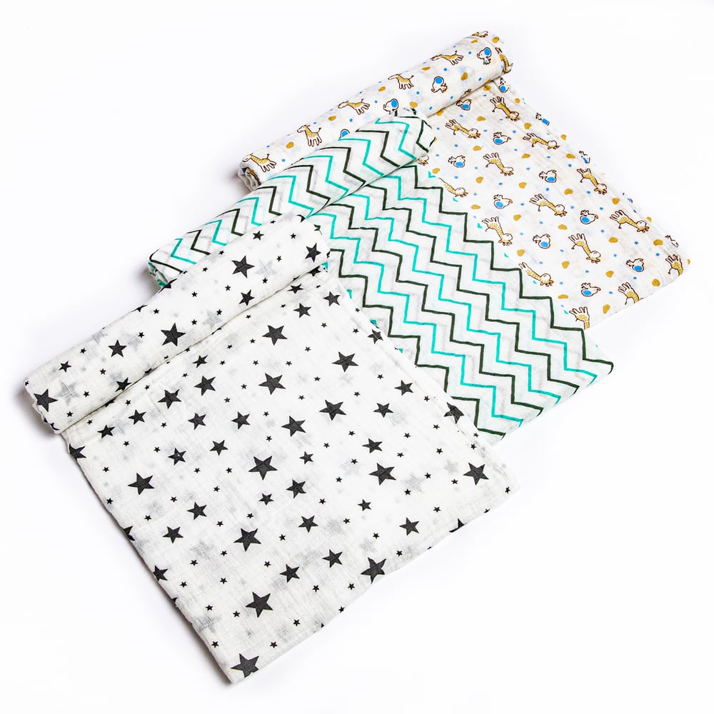 Image of Baby Muslin Swaddle Blanket