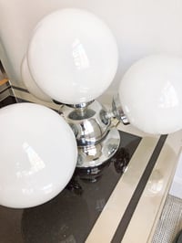 Image 3 of //VENDIDAS//  LÁMPARA DE MESA CON CUATRO GLOBOS, AÑOS 60