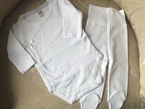 Image of Baby cotton 2 piece outfit sets unisex 