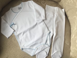 Image of Baby cotton 2 piece outfit sets unisex 