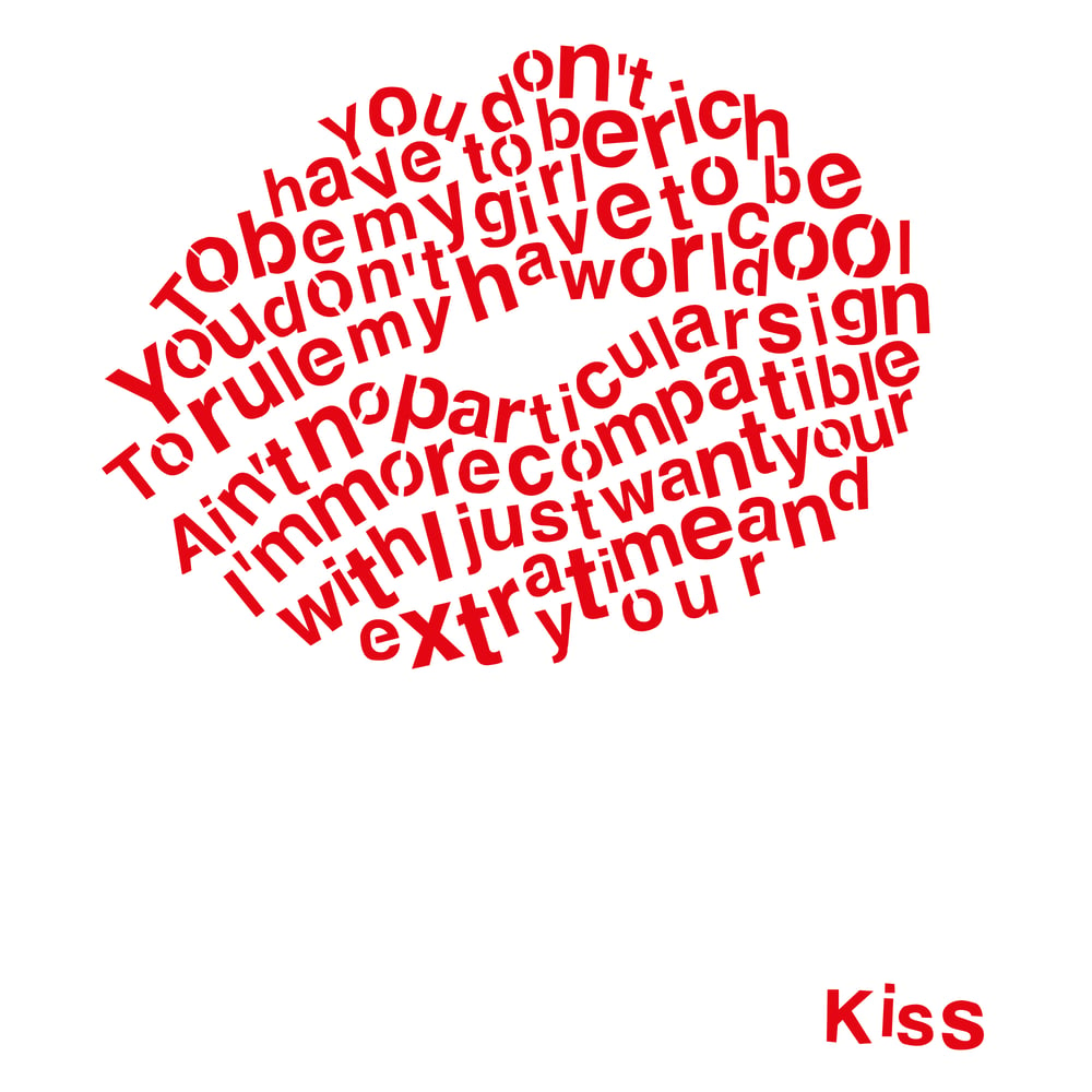 Kiss Greeting Card