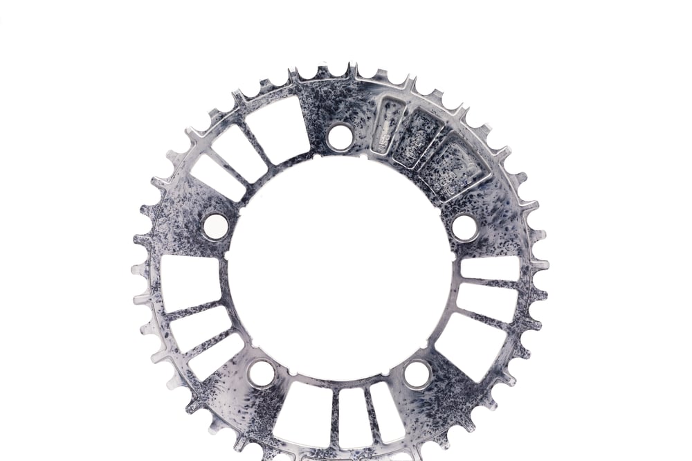 110#38/40/42 "acid contrast" 1x 12-Speed Chainring (110BCD//38/40/42-Tooth)