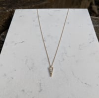 Image 4 of Elva Necklace - Gold - White Diamond