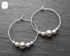 Ajla hoop and bead earrings Image 4