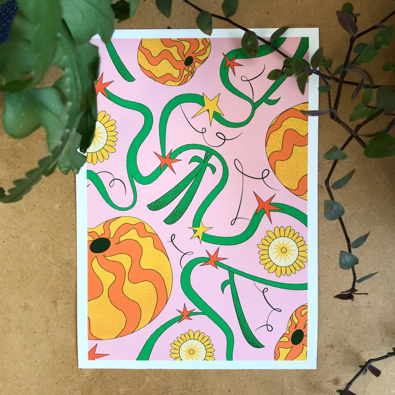 'The Three Sisters' Upfest design, Giclée Print