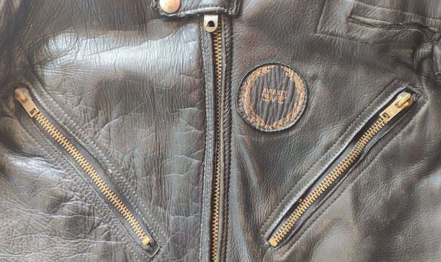 Rogue Originals — Vintage Aviakit/Lewis Leathers Black Leather Racing ...