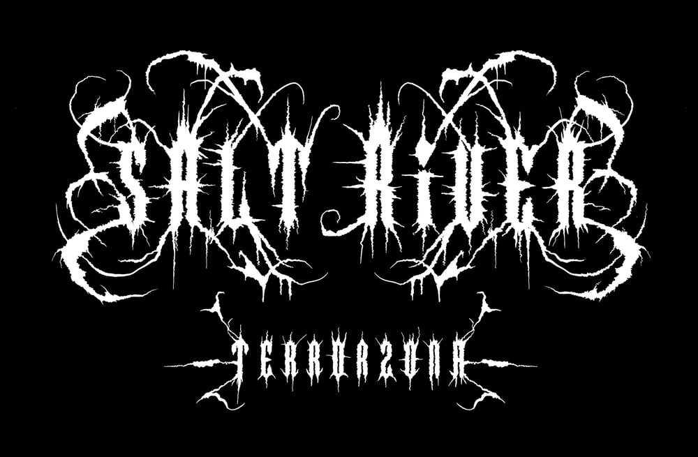 Image of "Salt River Terrorzona" Black Metal Style Sticker