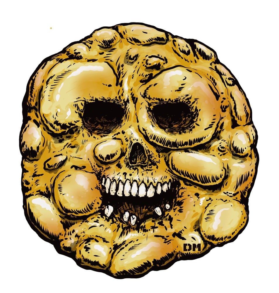 Image of "Popover/Frybread Death" Magnet