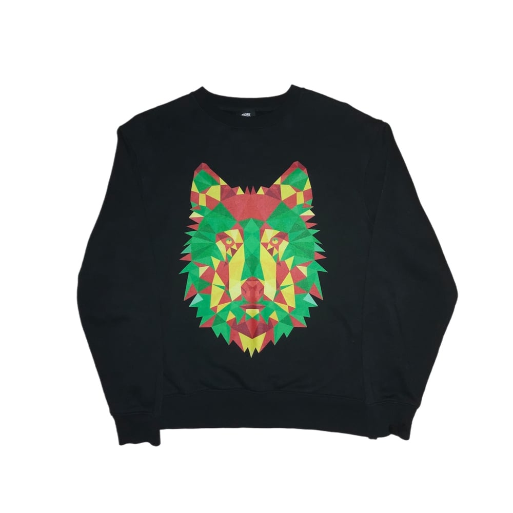 Wolf geometric sweatshirt