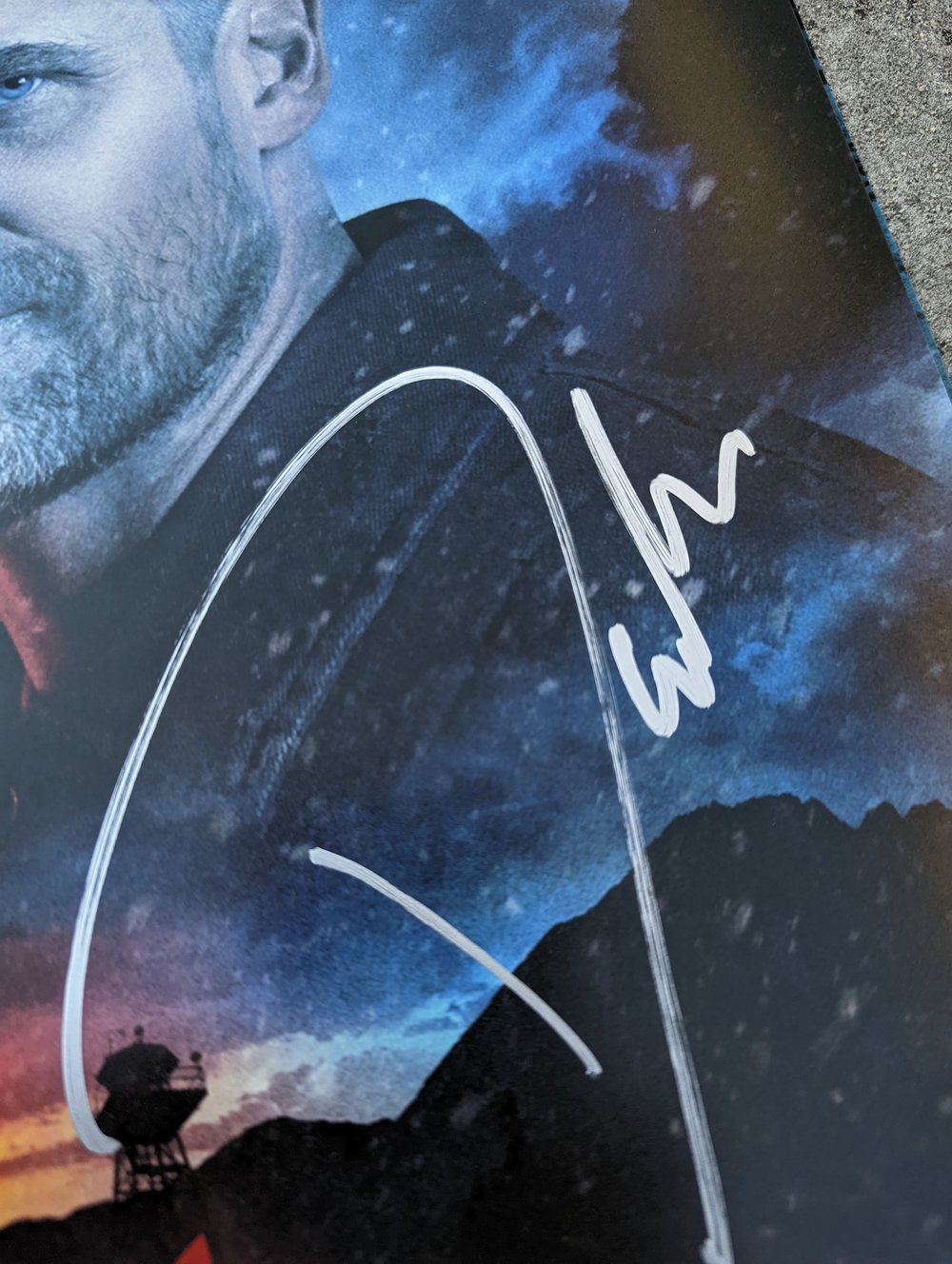 Stranger Things David Harbour Signed 14x11