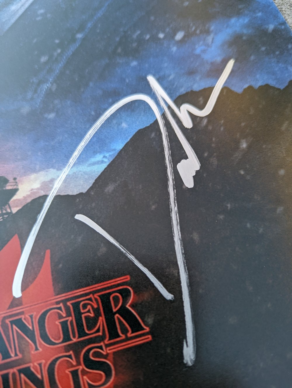 David Harbour Signed Stranger Things Hopper 14x11