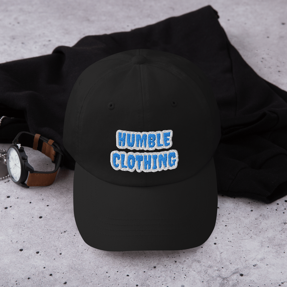 Image of HUMBLE clothing black baseball hat